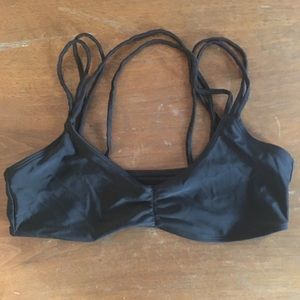Aerie black bikini top